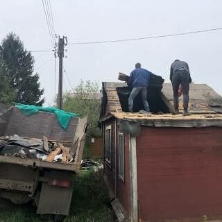 Демонтаж домика, СНТ Дружба-3, Пристанное