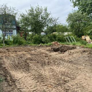 Демонтажные работы на садовом участке (снос дома и фундамента), СНТ Факел-85