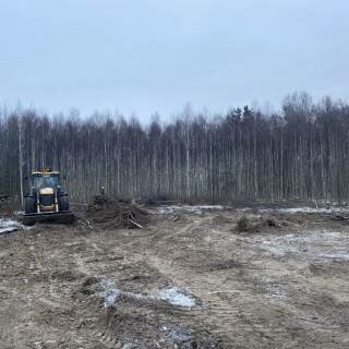 Расчистка участка в Латухино