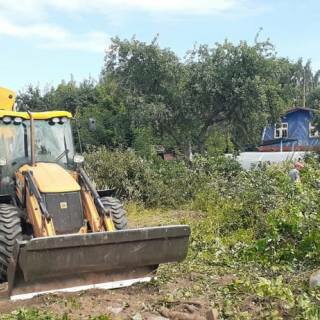Расчистка дачного участка в поселке Жасминка