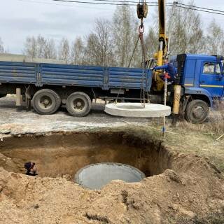 Расчистка участка и установка септика в Чардыме