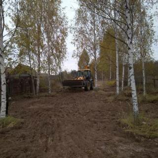 Расчистка участка в Новопушкинское